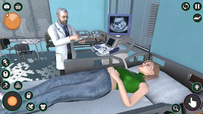 Pregnant Mom Family Game 3D android App screenshot 2