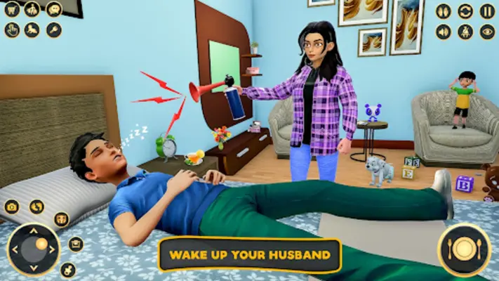 Pregnant Mom Family Game 3D android App screenshot 7